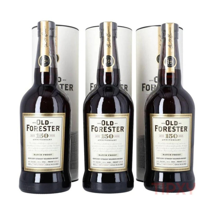Old Forester - 150th Anniversary Batches 1-3 Set Kentucky Straight Bourbon Whiskey - TIPXY
