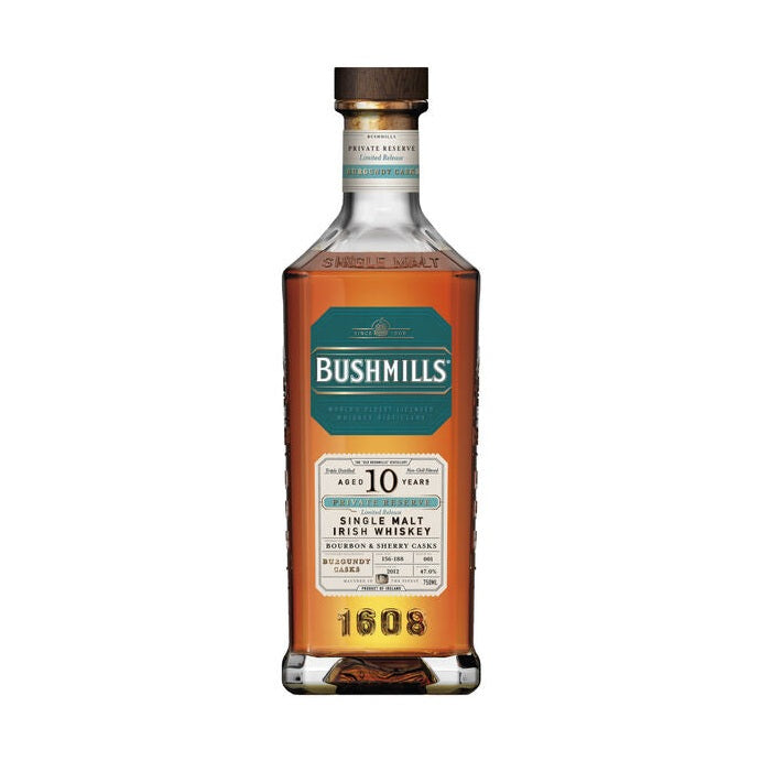 Bushmills - Private Reserve Burgundy Cask Whiskey 10 Year Old Single Malt Irish Whiskey - TIPXY