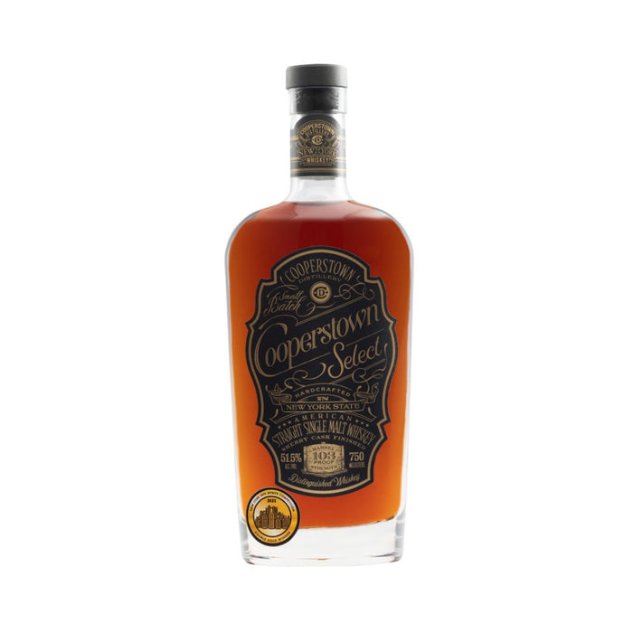Cooperstown Distillery - Select Straight American Single Malt Whiskey