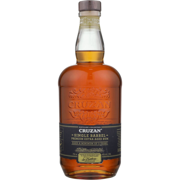 Distillers Collection Cruzan Single Barrel Premium Extra Aged Rum - TIPXY