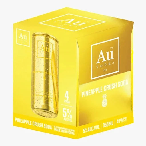 Au Vodka - Pineapple Crush Vodka Soda 4-Pack - TIPXY