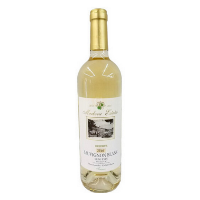 Markovic Estates - Reserve Sauvignon Blanc Semi Dry White Wine - TIPXY