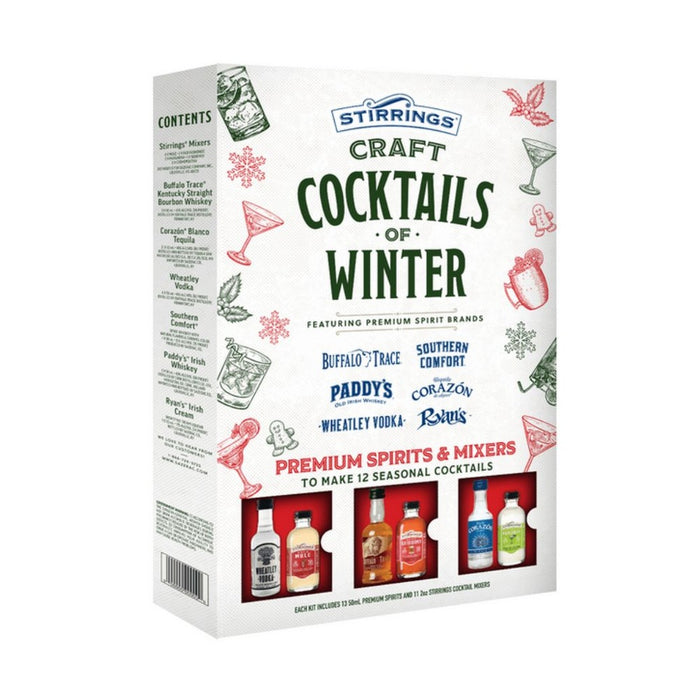 Stirrings - Premium Mixers and Spirits Craft Winter Cocktail Calendar - TIPXY