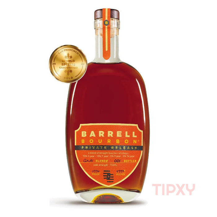 Barrell Craft Spirits - Barrell Bourbon Private Release GXA1 - TIPXY