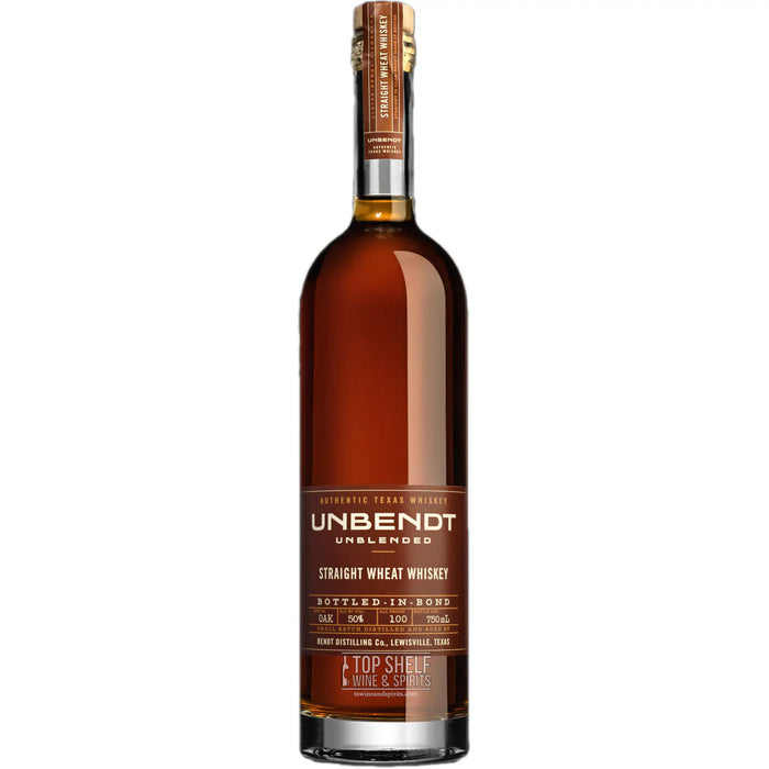 BENDT DISTILLING - UNBENDT STRAIGHT WHEAT BOTTLED IN BOND - TIPXY