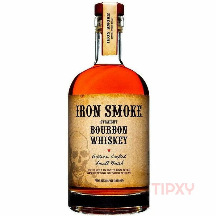 Iron Smoke -  Apple Wood Smoked Small Batch Bourbon Whiskey - TIPXY