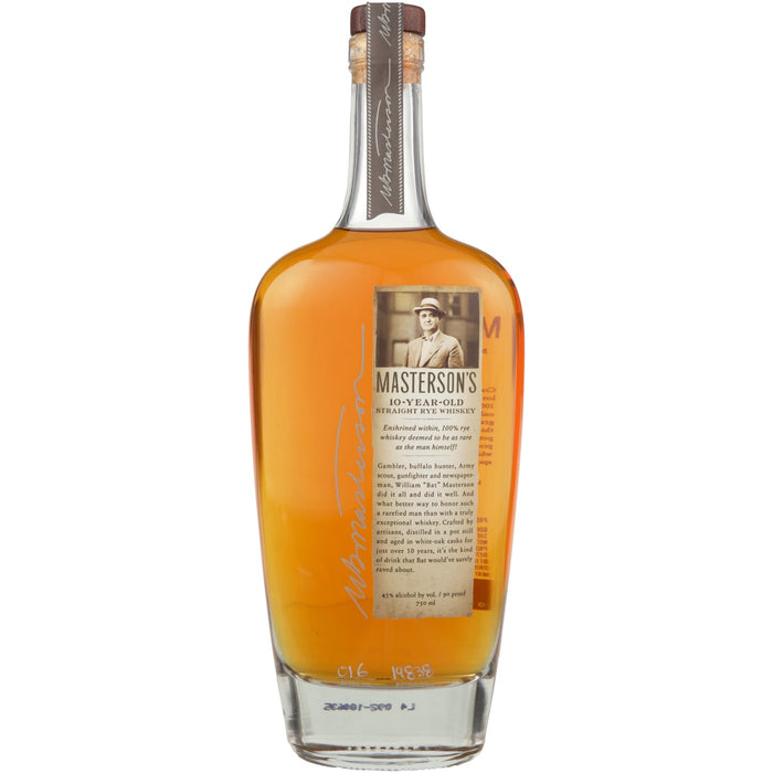 Masterson's - Canadian Straight Rye Whiskey - TIPXY
