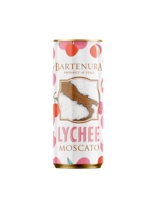 Bartenura Moscato Lychee Cans Sparkling Sweet White Wine