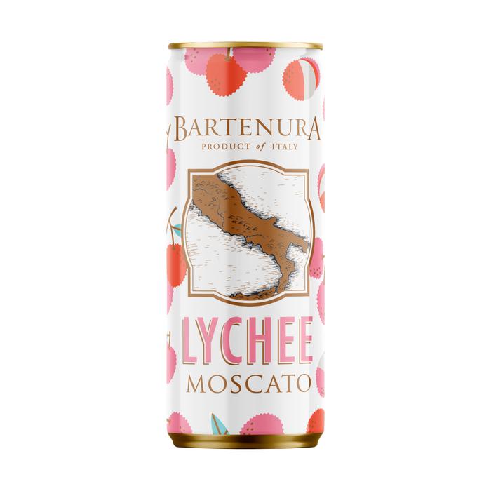 Bartenura Moscato Lychee Cans Sparkling Sweet White Wine - TIPXY