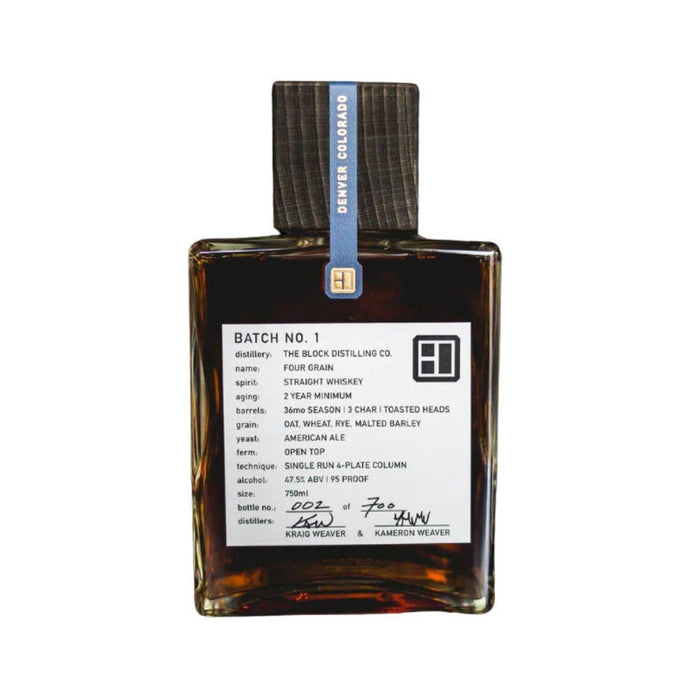 The Block Distilling - Four Grain Straight Whiskey - TIPXY
