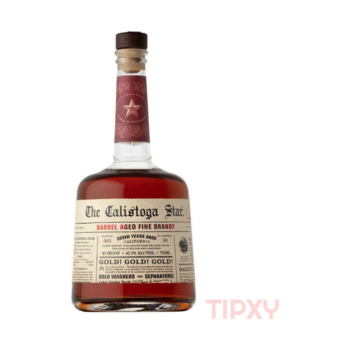 The Calistoga Star - Barrel Aged Fine Brandy - TIPXY