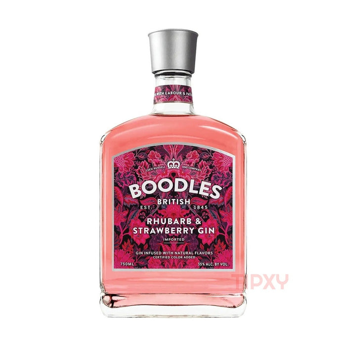Boodles - Rhubarb & Strawberry Gin - TIPXY