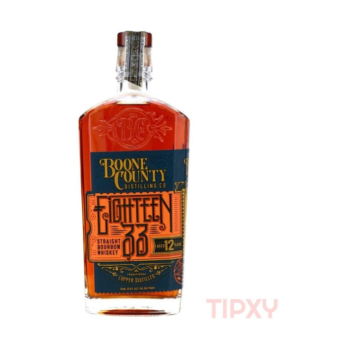 Boone County - Eighteen 33 - 12 Year Old Bourbon Whiskey - TIPXY