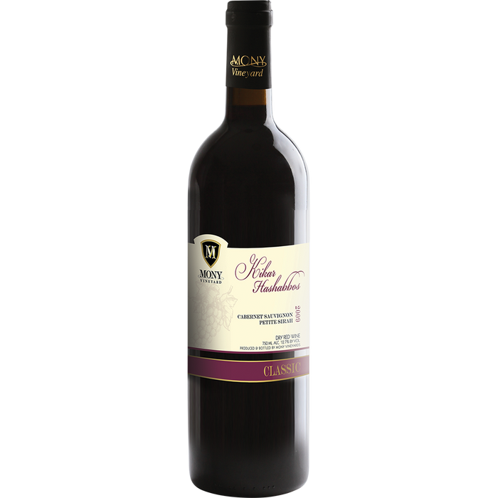 Mony - Kikar Hashabbos Cab/Pitit Syrah Dry Red Wine - TIPXY