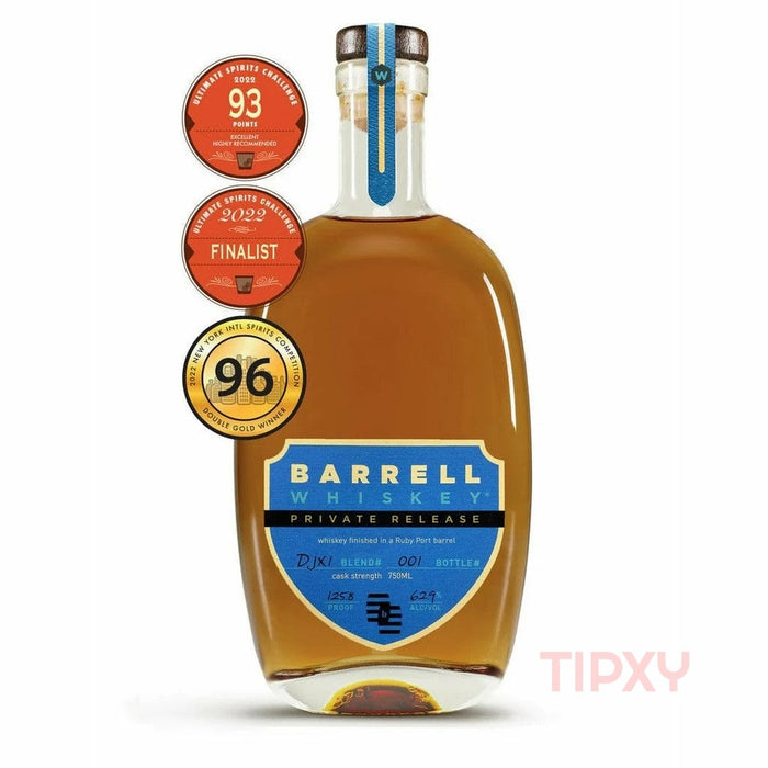 Barrell Craft Spirits - DJX1 Private Release Whiskey finished in a Ruby Port barrel - TIPXY