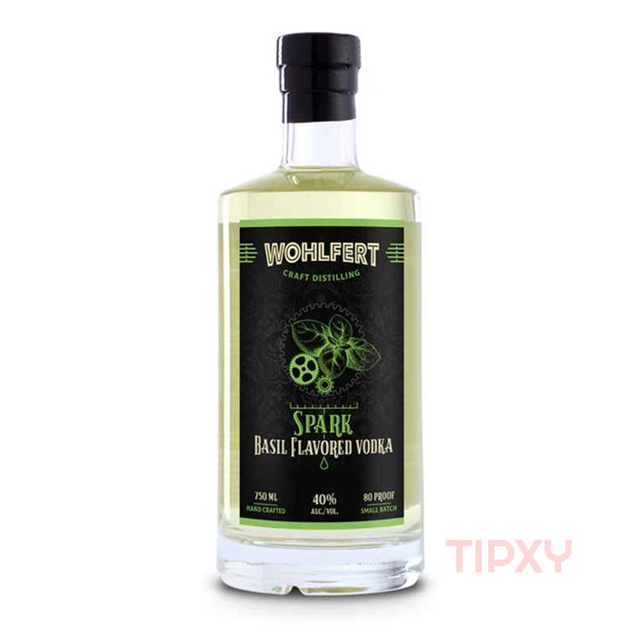Wohlfert Craft Distilling - Spark Basil Flavored Vodka - TIPXY
