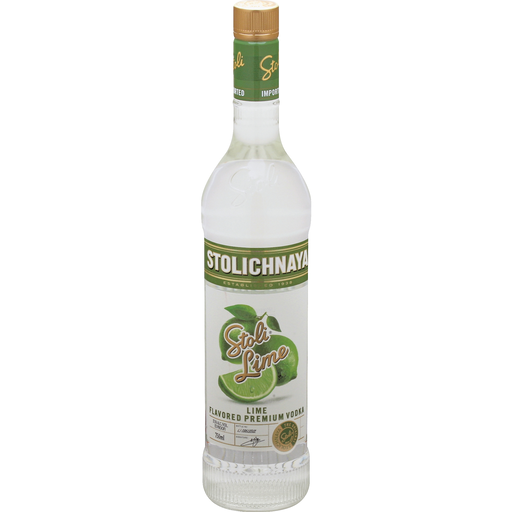Stolichnaya - Lime Flavored Premium Vodka - TIPXY