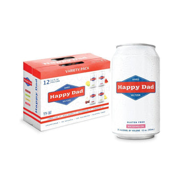 Happy Dad - Hard Seltzer Variety Pack (12 Pack) - TIPXY