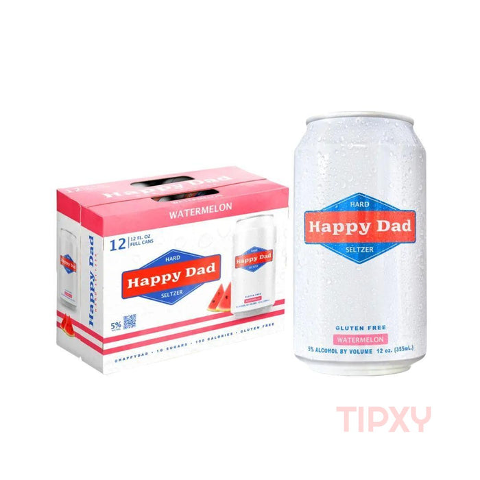 Happy Dad - Watermelon Hard Seltzer (12 pack) - TIPXY