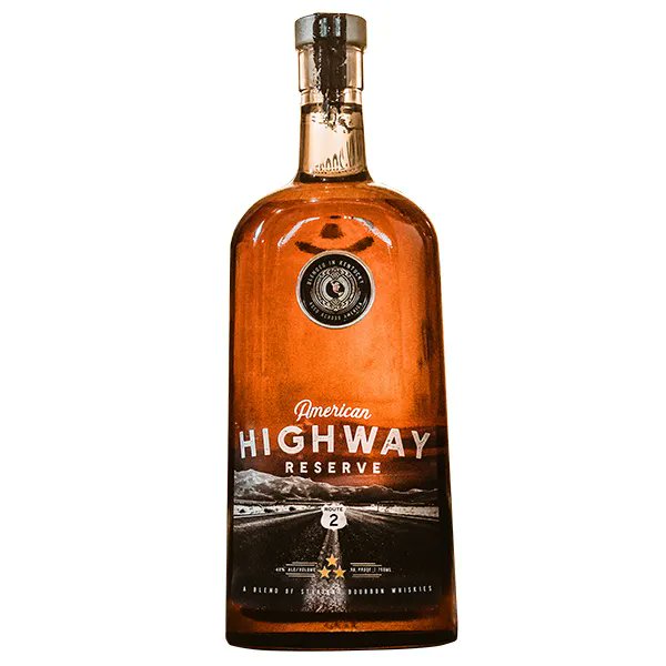 American Highway - Reserve Straight Bourbon Whiskey Route 2 - TIPXY