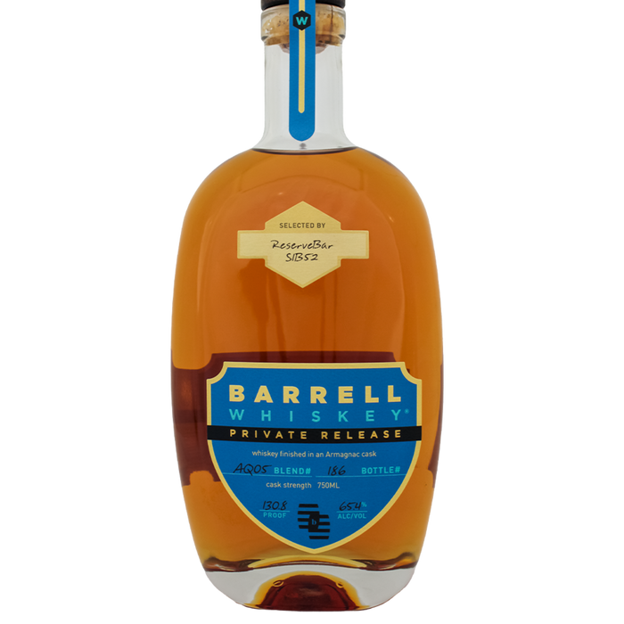 Barrell Craft Spirits - Private Release AQ05 (S1B52 STICKER)