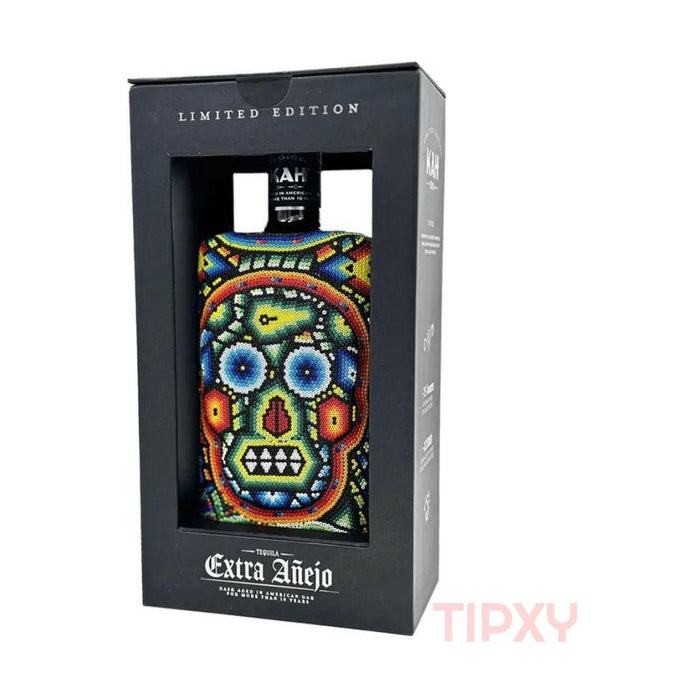 Kah Tequila - Limited Edition Extra Anejo Huichol (Beaded) Tequila - TIPXY
