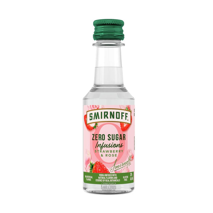 Smirnoff - Zero Sugar Infusions Strawberry and Rose Vodka (10 pack) - TIPXY