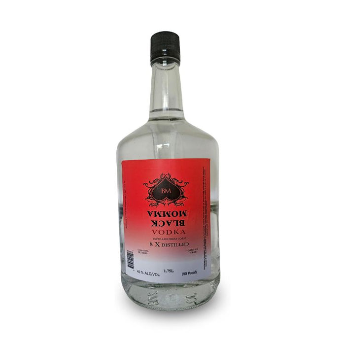 Black Momma - Vodka 1.75L 8x Distilled,  Gluten Free! - TIPXY