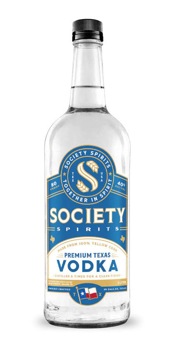 Society Spirits - Premium Vodka - TIPXY