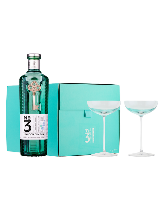 No. 3 - Gin Martini Gift Set 2 Glasses - TIPXY