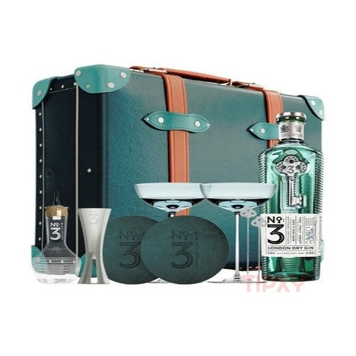 London Dry Gin Globe Trotter Unrivalled Martini Case - TIPXY