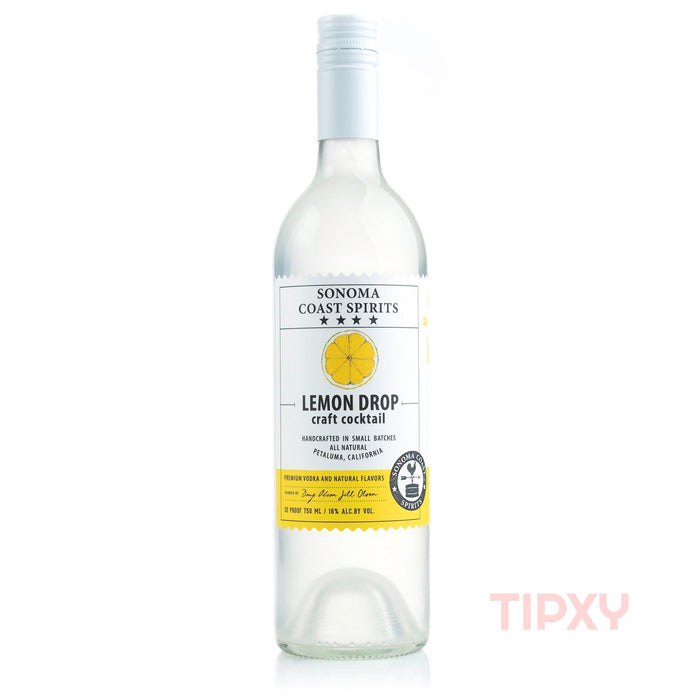 Sonoma  Coast Spirits - Lemon Drop Craft Cocktail - TIPXY