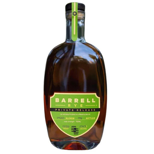 Barrell Craft Spirits - Barrell Rye Private Release 1M20 - TIPXY
