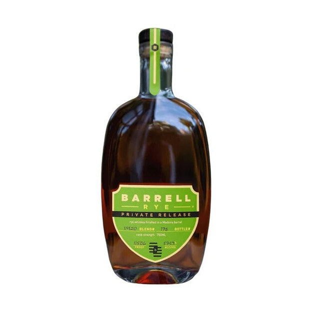 Barrell Craft Spirits - Barrell Rye Private Release 1M20 - TIPXY