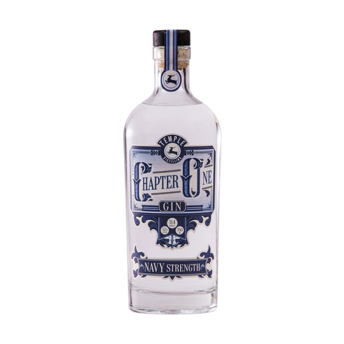 Temple Distilling Company - Chapter One Navy Strength Gin - TIPXY