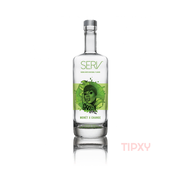 SERV Vodka With Natural Flavor - Green Apple Monet X Change - TIPXY