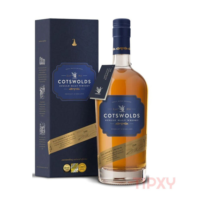 Cotswolds Single Malt Whisky Founders's Choice Cask Strength Batch # 960 - TIPXY