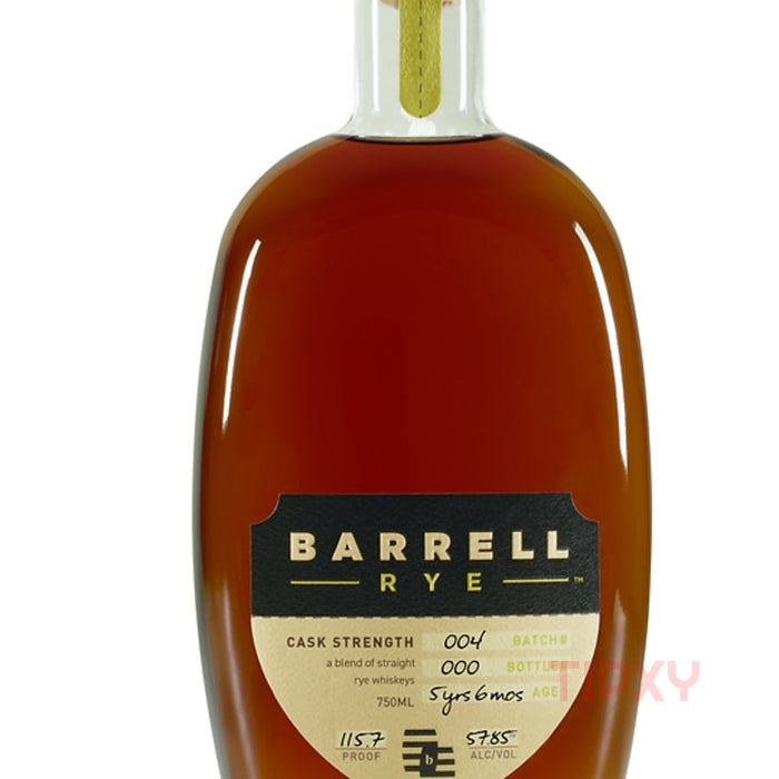 Barrell Craft Spirits - Batch 004 Rye - TIPXY