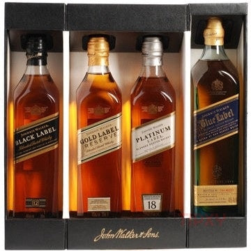 Johnnie Walker - Collection Blended Scotch Whisky Gift Set (4 pack) - TIPXY