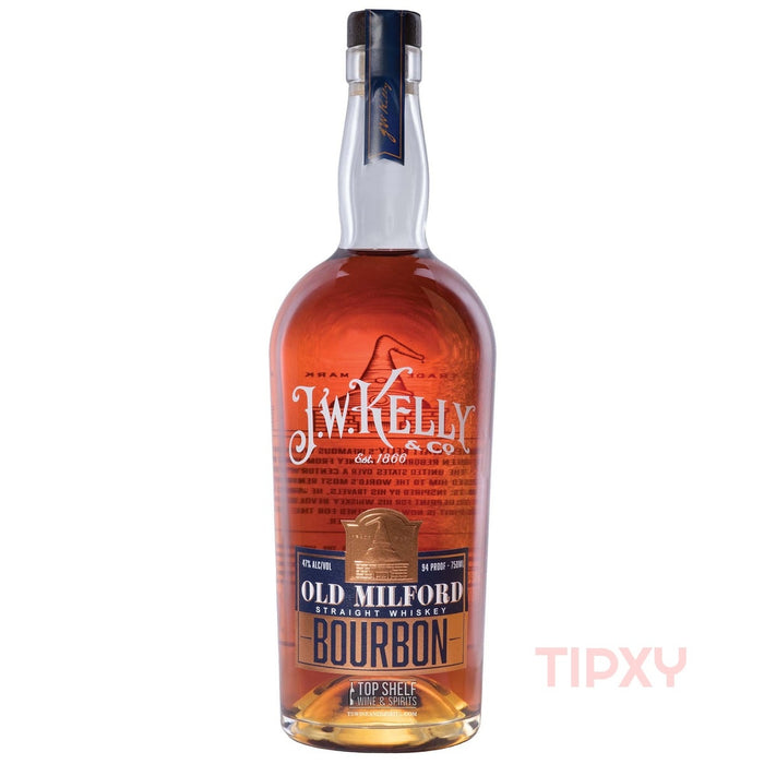 J.W. Kelly and Co - Old Milford Straight Bourbon Whiskey - TIPXY