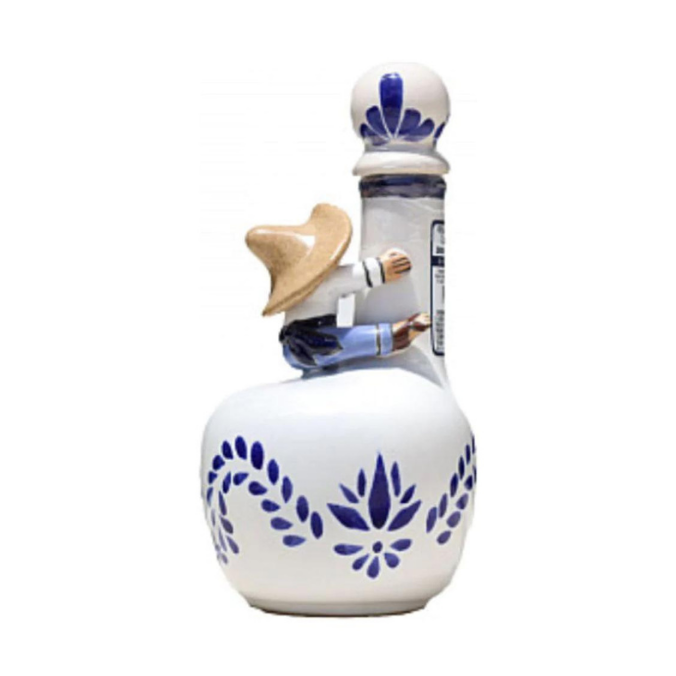 Don Pipocho - Extra Anejo white and blue ceramic - TIPXY