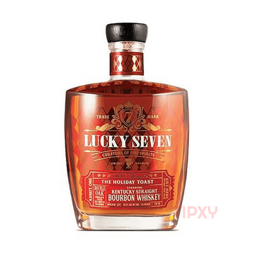 Lucky Seven - The Holiday Toast Double Oak Kentucky Straight Bourbon Whiskey - TIPXY