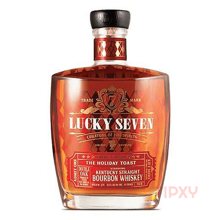 Lucky Seven - The Holiday Toast Double Oak Kentucky Straight Bourbon Whiskey - TIPXY