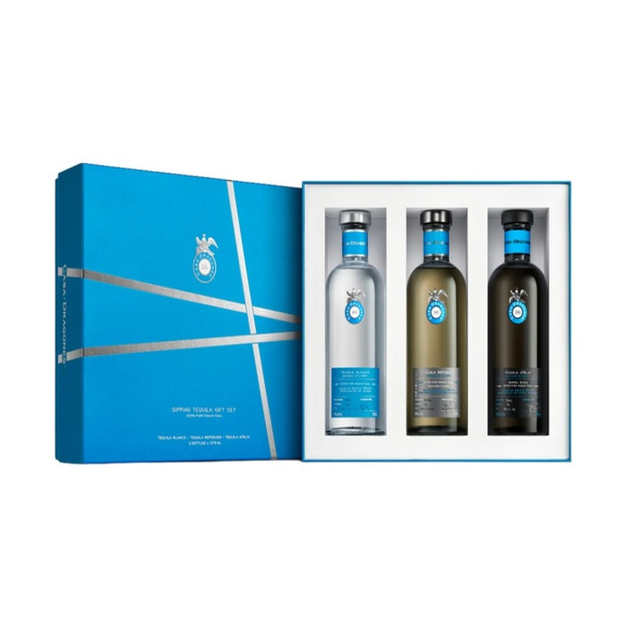 Sipping Tequila Gift Set 3 pack Blanco Repo and Anejo - TIPXY