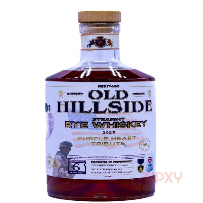 Old Hillside - Straight Rye Purple Heart Tribute