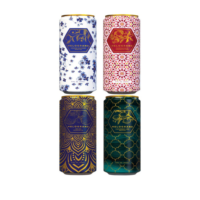 Melograno - Premium Craft Cocktails Variety 8 pack - TIPXY