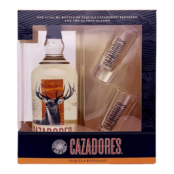 Cazadores - Reposado Tequila Gift Pack with 2 Shot Glasses