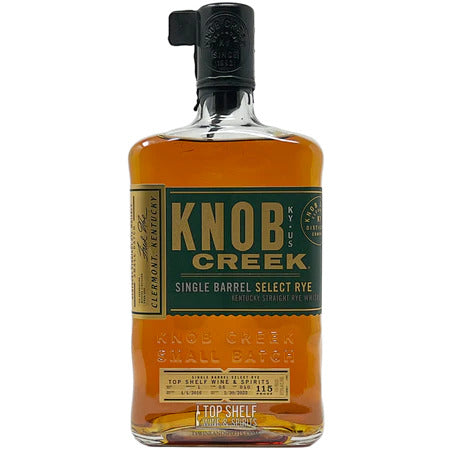 Top Shelf Knob Creek - Single Barrel Select Rye