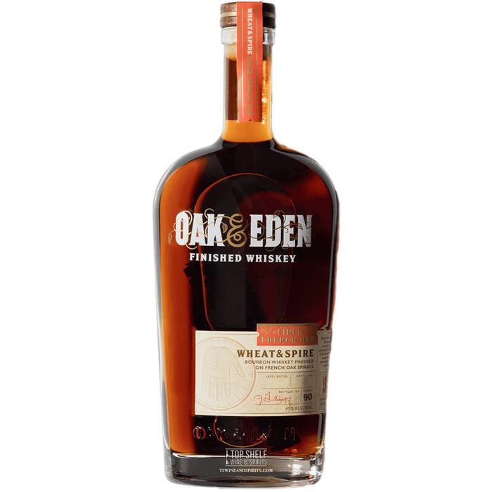 Top Shelf Oak and Eden - Wheat and Spire Bourbon Whiskey