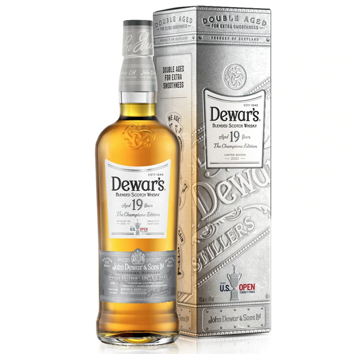 Dewars - Champions Edition scotch 2021 US open - TIPXY